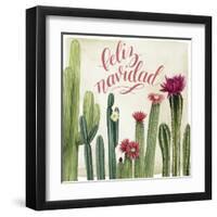 Christmas Cactus I-null-Framed Art Print