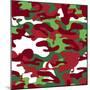 Christmas Camo-Joanne Paynter Design-Mounted Giclee Print