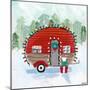 Christmas Camper-Jenny Westenhofer-Mounted Art Print