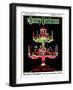 "Christmas Candelabra," Country Gentleman Cover, December 1, 1932-Edward O. Kraske-Framed Giclee Print