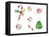 Christmas Candies-Lanie Loreth-Framed Stretched Canvas