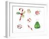 Christmas Candies-Lanie Loreth-Framed Art Print