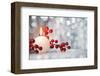 Christmas Candle Ball &Hollies-null-Framed Art Print