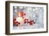 Christmas Candle Ball &Hollies-null-Framed Art Print