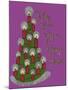 Christmas Candle Tree-Cyndi Lou-Mounted Giclee Print