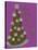 Christmas Candle Tree-Cyndi Lou-Stretched Canvas