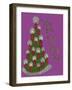 Christmas Candle Tree-Cyndi Lou-Framed Giclee Print