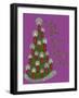 Christmas Candle Tree-Cyndi Lou-Framed Giclee Print