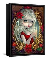 Christmas Candle-Jasmine Becket-Griffith-Framed Stretched Canvas