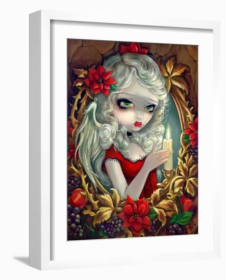 Christmas Candle-Jasmine Becket-Griffith-Framed Art Print