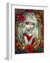 Christmas Candle-Jasmine Becket-Griffith-Framed Art Print