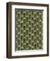 Christmas Candles Repeat Green-Cyndi Lou-Framed Premium Giclee Print