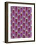 Christmas Candles Repeat Magenta-Cyndi Lou-Framed Giclee Print