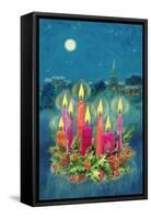 Christmas Candles-Stanley Cooke-Framed Stretched Canvas