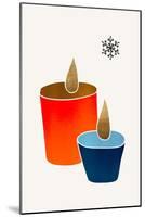 Christmas Candles-Kubistika-Mounted Giclee Print