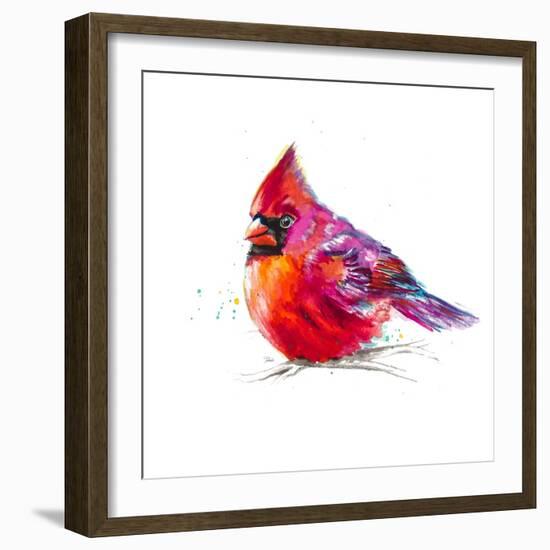 Christmas Cardinal I-Patricia Pinto-Framed Art Print