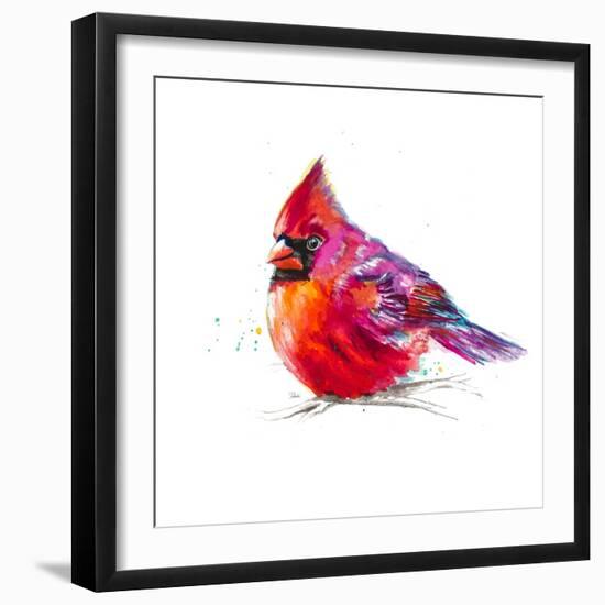 Christmas Cardinal I-Patricia Pinto-Framed Art Print