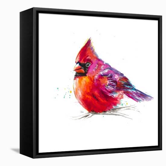 Christmas Cardinal I-Patricia Pinto-Framed Stretched Canvas