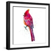 Christmas Cardinal II-Patricia Pinto-Framed Art Print