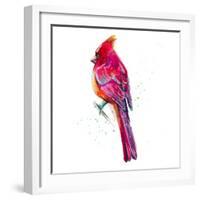 Christmas Cardinal II-Patricia Pinto-Framed Art Print