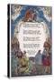 Christmas Carol, 'In Excelsis Gloria!' Illustrated with a Nativity Scene-null-Stretched Canvas