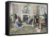 Christmas Carols-Walter Dendy Sadler-Framed Stretched Canvas