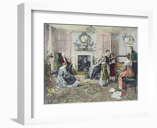 Christmas Carols-Walter Dendy Sadler-Framed Giclee Print