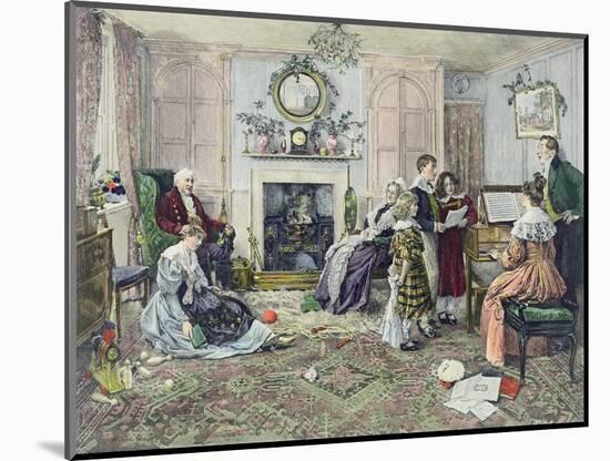 Christmas Carols-Walter Dendy Sadler-Mounted Giclee Print