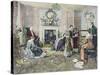 Christmas Carols-Walter Dendy Sadler-Stretched Canvas