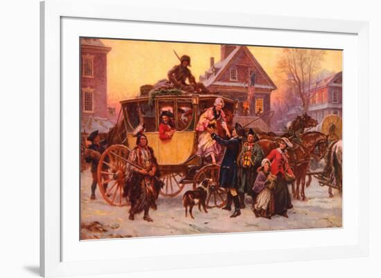 Christmas Carriage-Vintage Apple Collection-Framed Giclee Print
