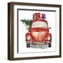 Christmas Cars I-null-Framed Art Print