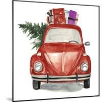 Christmas Cars I-null-Mounted Art Print