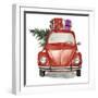 Christmas Cars I-null-Framed Art Print