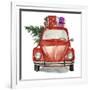 Christmas Cars I-null-Framed Art Print