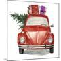 Christmas Cars I-null-Mounted Art Print