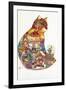 Christmas Cat-Oxana Zaika-Framed Giclee Print