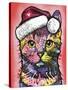 Christmas Cat-Dean Russo-Stretched Canvas