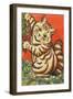 Christmas Cat-Louis Wain-Framed Giclee Print