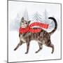 Christmas Cats & Dogs I-Victoria Borges-Mounted Art Print