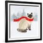 Christmas Cats & Dogs III-Victoria Borges-Framed Art Print