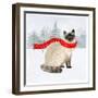 Christmas Cats & Dogs III-Victoria Borges-Framed Art Print