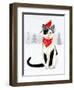 Christmas Cats & Dogs VI-Victoria Borges-Framed Art Print