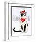 Christmas Cats & Dogs VI-Victoria Borges-Framed Art Print