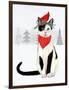 Christmas Cats & Dogs VI-Victoria Borges-Framed Art Print