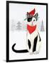 Christmas Cats & Dogs VI-Victoria Borges-Framed Art Print