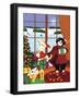 Christmas Cats Theme Christmas Decorations V2-Cindy Wider-Framed Giclee Print