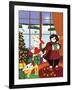 Christmas Cats Theme Christmas Decorations V2-Cindy Wider-Framed Giclee Print