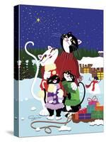 Christmas Cats Theme Christmas Star V2-Cindy Wider-Stretched Canvas