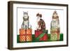 Christmas Cats-Elizabeth Medley-Framed Art Print