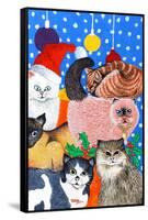 Christmas Cats-Tony Todd-Framed Stretched Canvas